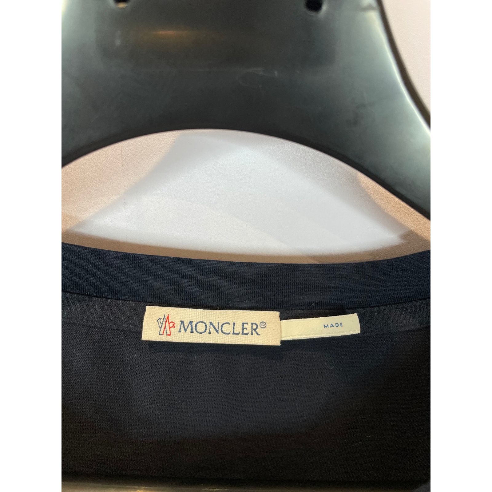 Moncler Moncler Navy Pocket Tee Used XXXL Size US XXL / EU 58 / 5 - 9 Thumbnail
