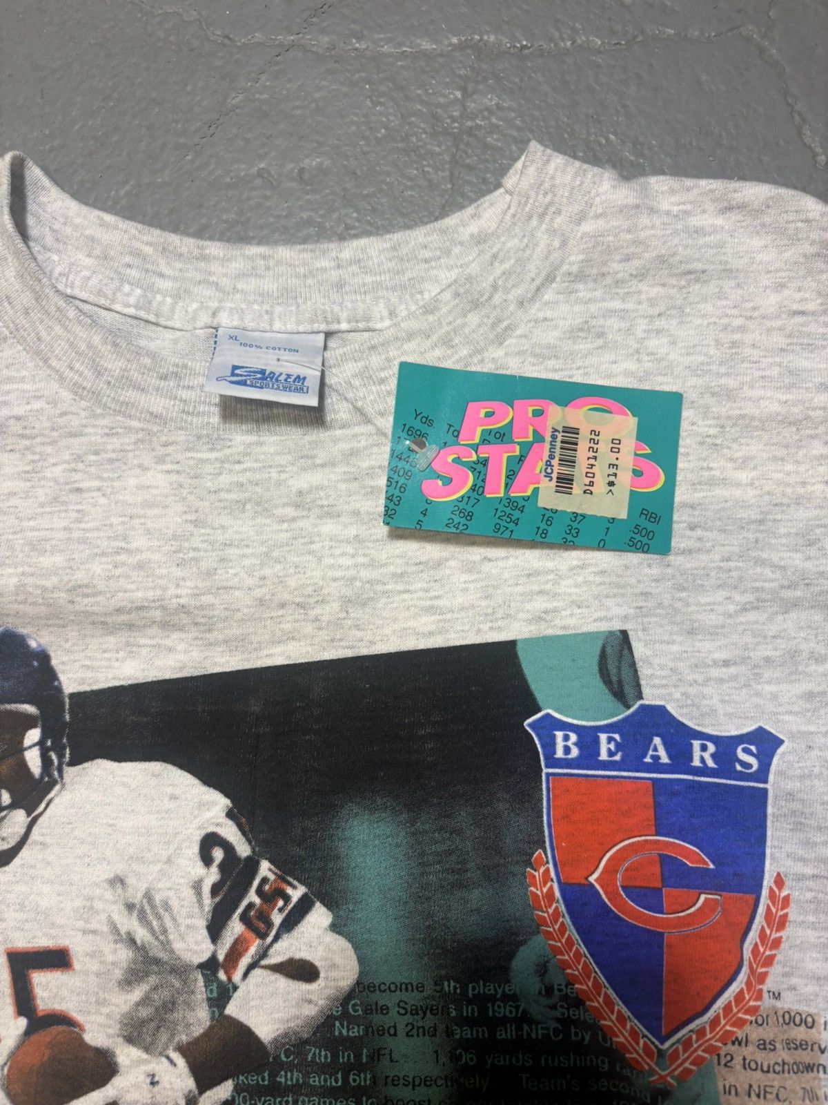 Salem Sportswear NWT VTG 1990 Chicago Bears Neal Anderson T-shirt by Salem Size US XL / EU 56 / 4 - 5 Thumbnail