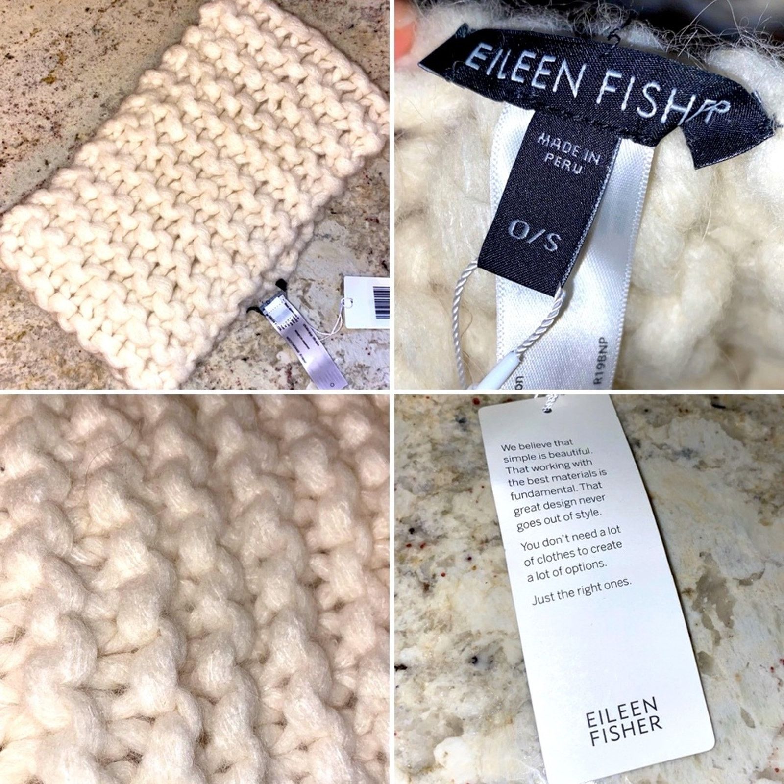 Eileen Fisher New $139 EILEEN FISHER Baby Alpaca Snood Infinity Scarf Size ONE SIZE - 1 Thumbnail