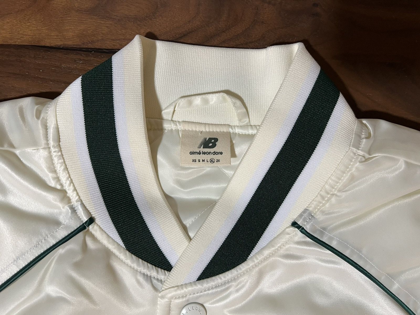 Aime Leon Dore × New Balance Aime Leon Dore ALD New Balance SONNY NY Satin Team Jacket XL Size US XL / EU 56 / 4 - 4 Thumbnail