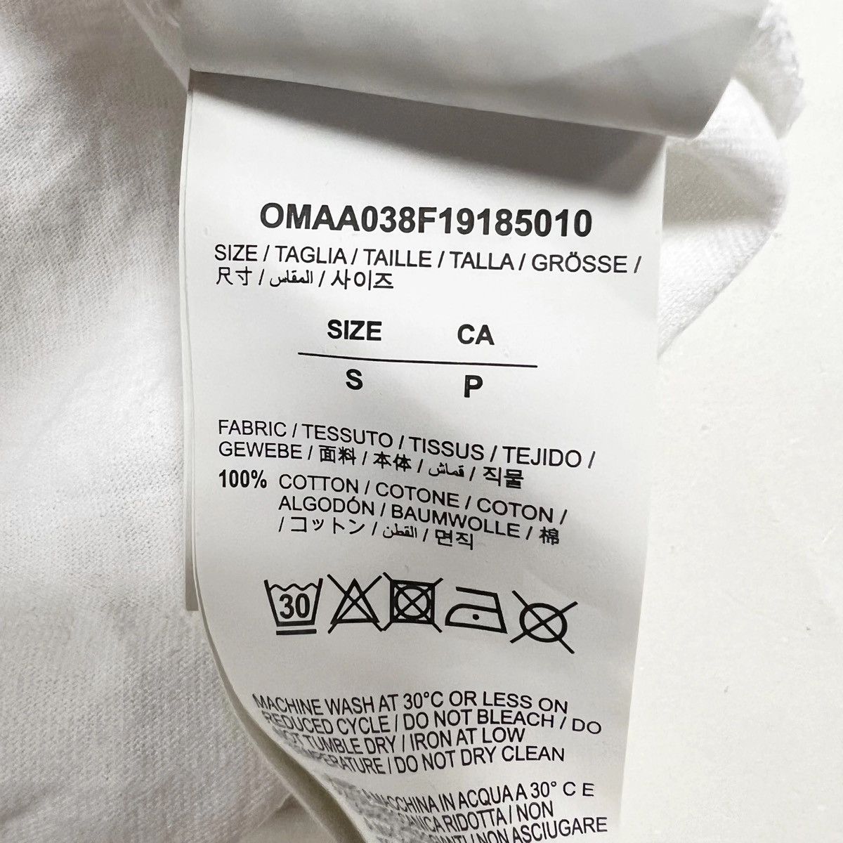 Off-White OFF-WHITE YELLOW ACRYLIC ARROWS WHITE T SHIRT Size US L / EU 52-54 / 3 - 5 Thumbnail