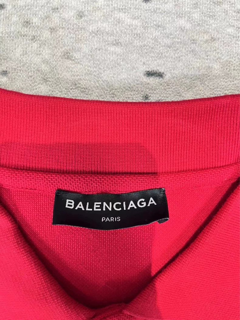 Balenciaga Balenciaga European Printed Short Sleeve Polo Shirt, Size Size US S / EU 44-46 / 1 - 3 Thumbnail