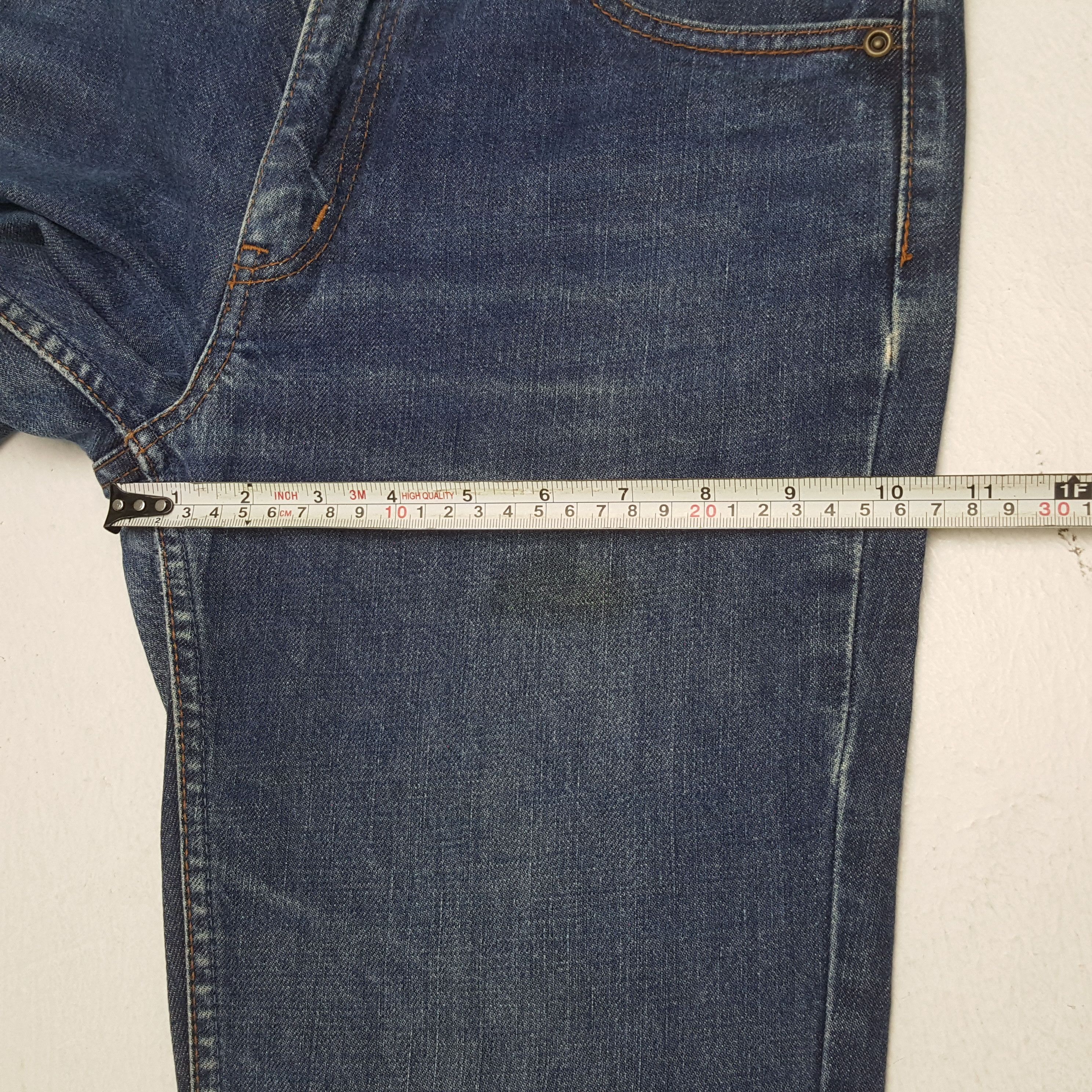 Hysteric Glamour HYSTERIC GLAMOUR Japanese Brand Streetwear Custom Art Jeans Size 29" - 9 Thumbnail