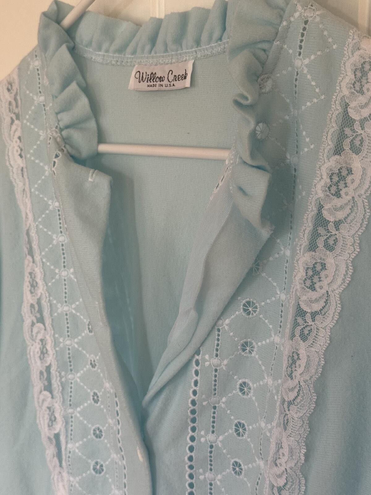 Other Vintage Willow Creek Small Nightgown with Lace Trim Size ONE SIZE - 1 Thumbnail