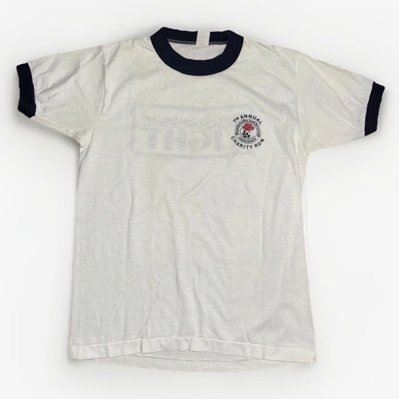 Soffe VINTAGE Bud Light Ringer T-Shirt White Blue 80s 90s Graphic Print Medium Men Crew Neck Cotton Soffe Classic Short Sleeve Beer Promo Band Tee Heritage Size US M / EU 48-50 / 2 - 5 Thumbnail