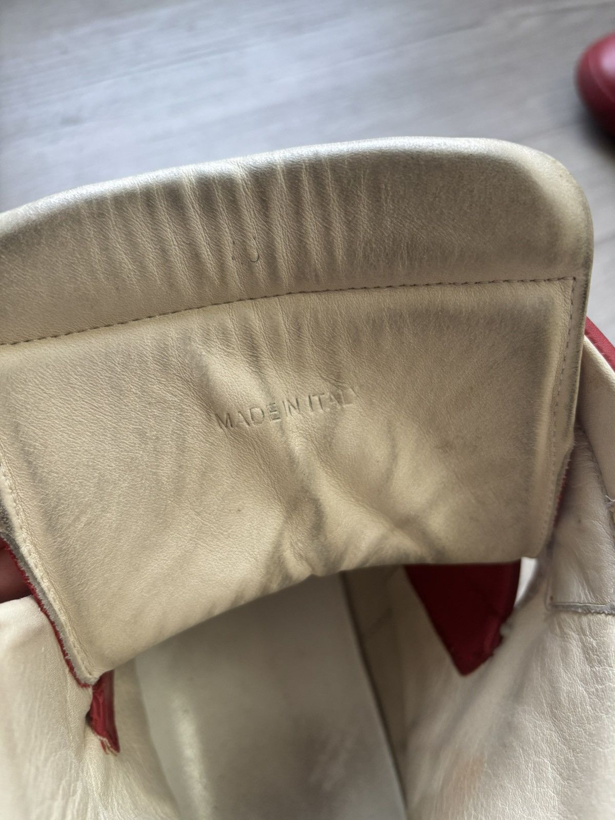 Maison Margiela Maison Margiela Future High Top Sneakers Triple Red 12 45 Size US 12 / EU 45 - 4 Thumbnail