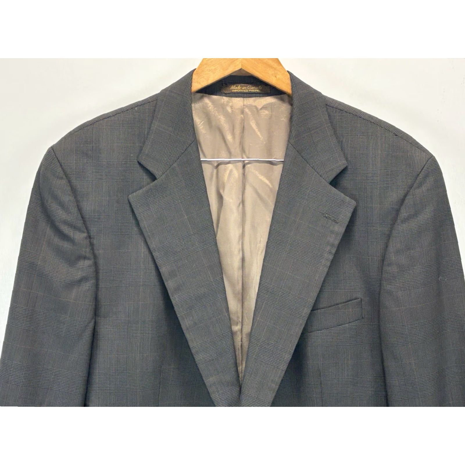Vintage VINTAGE Ralph Lauren Polo University Club Suit Men’s 44R Wool Plaid 2-Piece Business Brown/Gray 35x27 Size US XXL / EU 58 / 5 - 5 Thumbnail