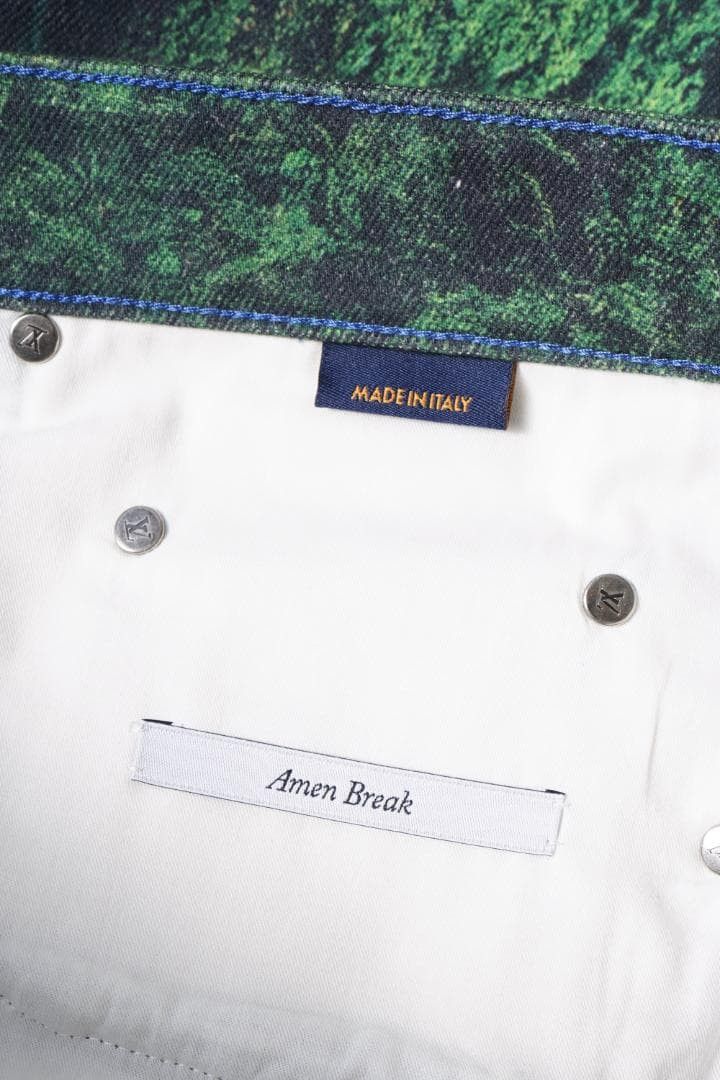 Louis Vuitton LOUIS VUITTON 22SS Virgil "Amen Break" Landscape Denim Pants Size US 38 / EU 54 - 10 Thumbnail
