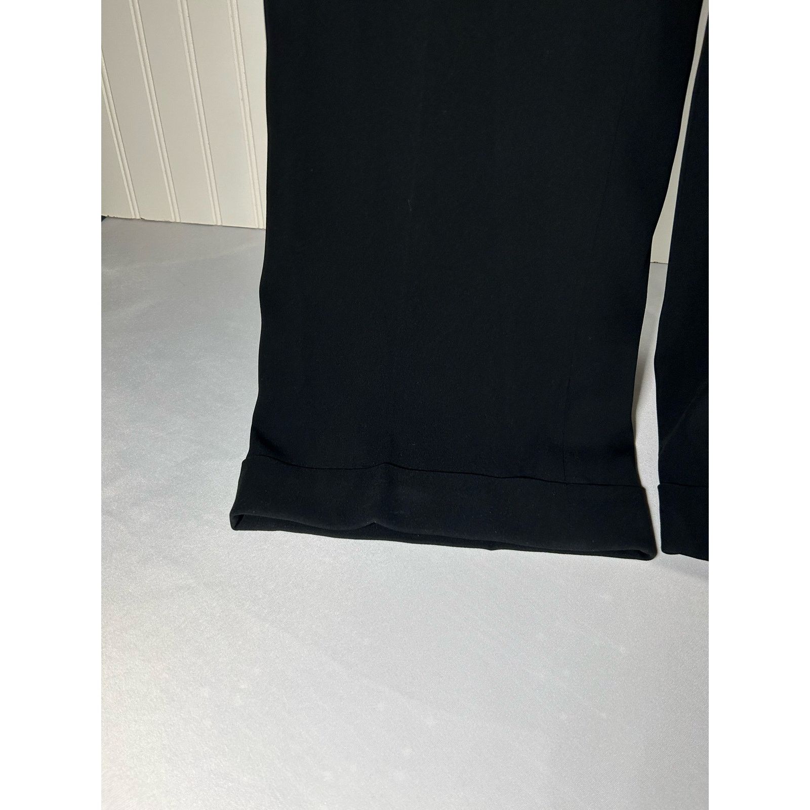 Anne Klein Anne Klein Wide Legged Black Pants Women's Size 14 Size 36" / US 14 / IT 50 - 6 Thumbnail