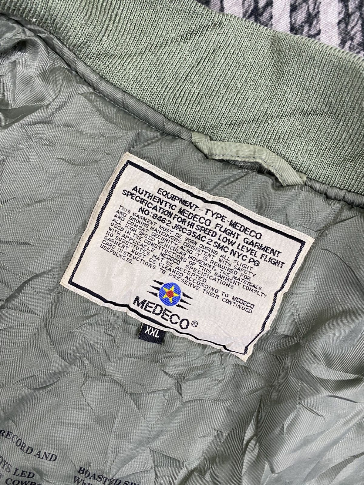Japanese Brand Vintage Medico Pennsylvania Multi Patches Bomber Jacket Size US XL / EU 56 / 4 - 10 Thumbnail