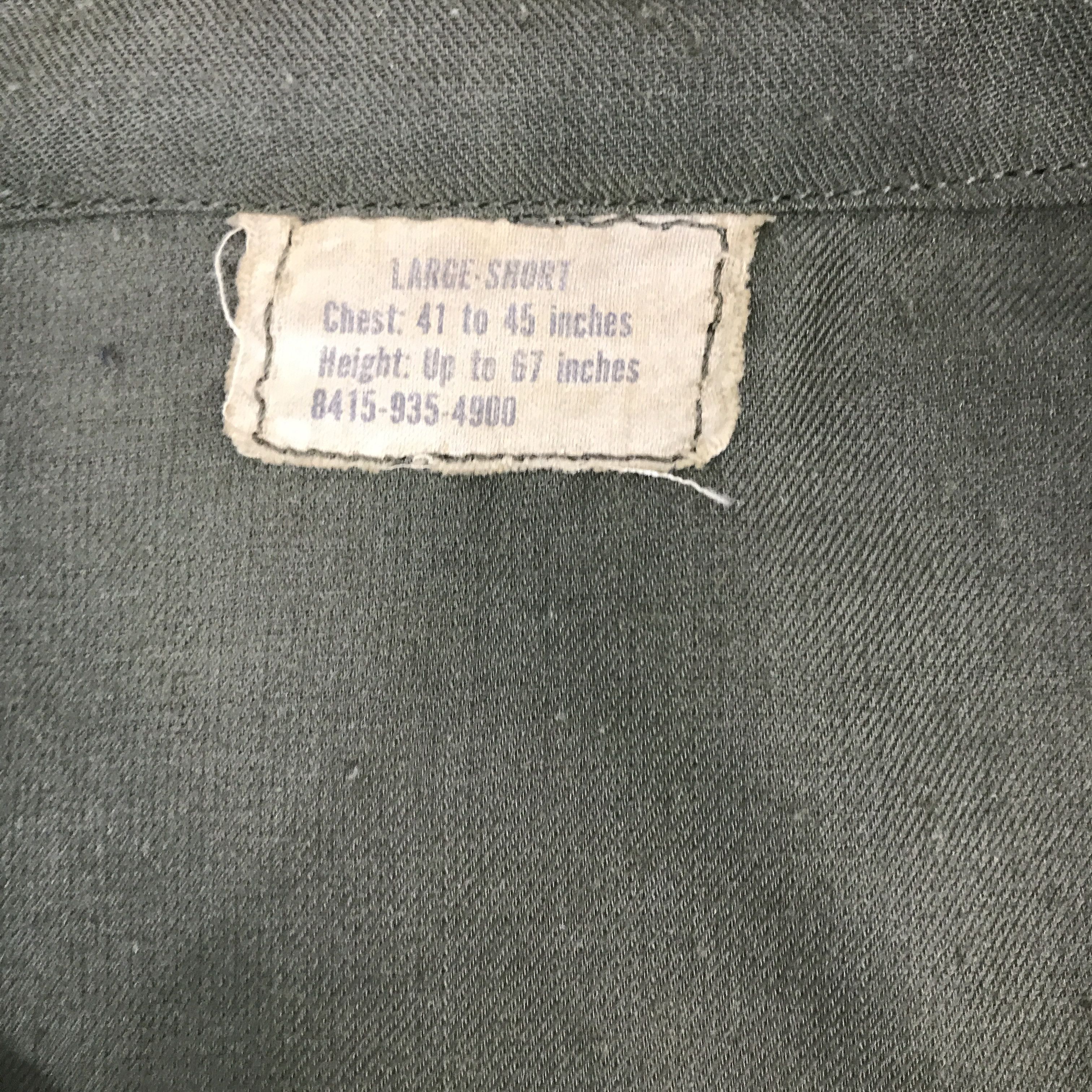 Vintage Vintage 80s Army military DSA 100 OG 107 M65 Style Jacket Size US L / EU 52-54 / 3 - 9 Thumbnail