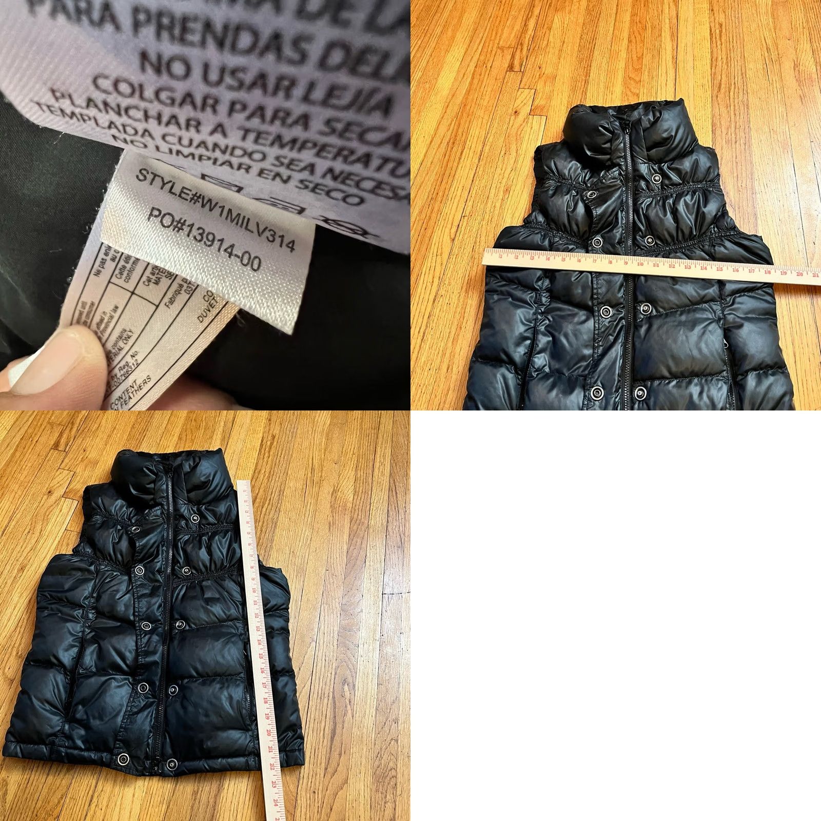 Prana Prana Vest Puffer Jacket Womens Small Down Black Quilted Vest S Womens Size S / US 4 / IT 40 - 8 Thumbnail