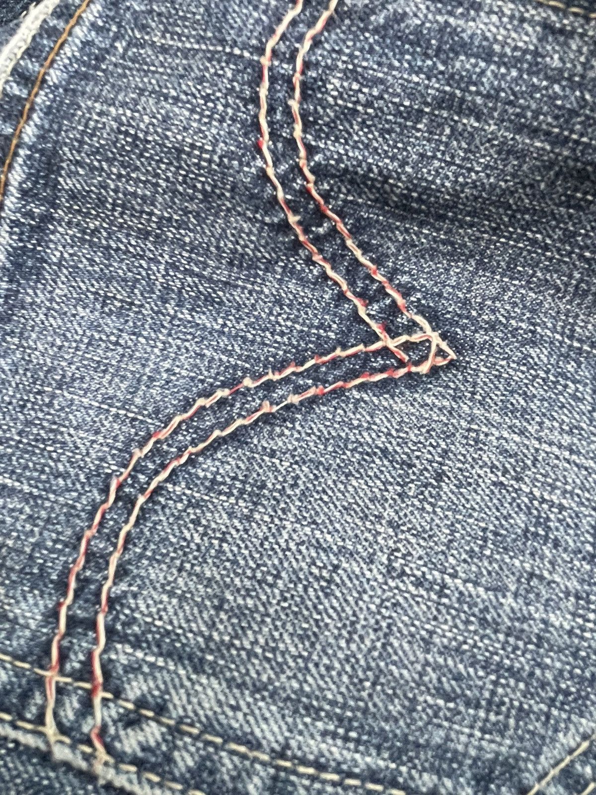 Levi's Vintage Flare Levis Redloop Faded & Distresed Denim Size 34" / US 12 / IT 48 - 13 Thumbnail