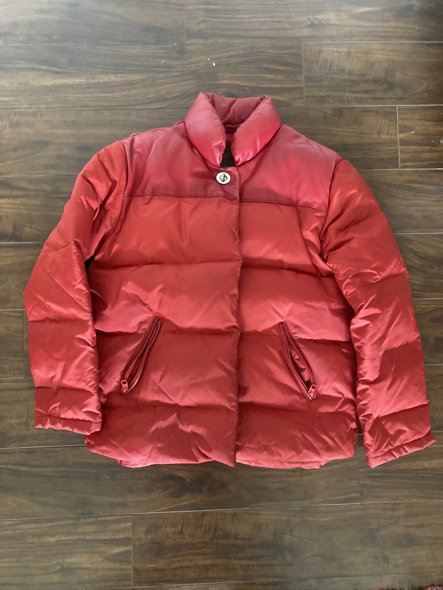 Coach Red Coach Puffer Jacket Size XS / US 0-2 / IT 36-38 - 1 Thumbnail