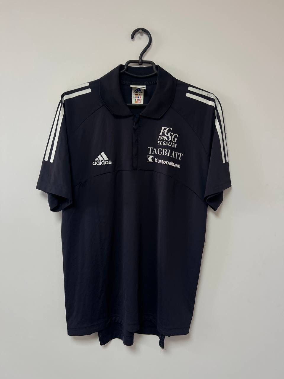 Adidas Vintage 90s St. Gallen Polo Jersey Football Shirt Adidas XL Size US XL / EU 56 / 4 - 2 Thumbnail