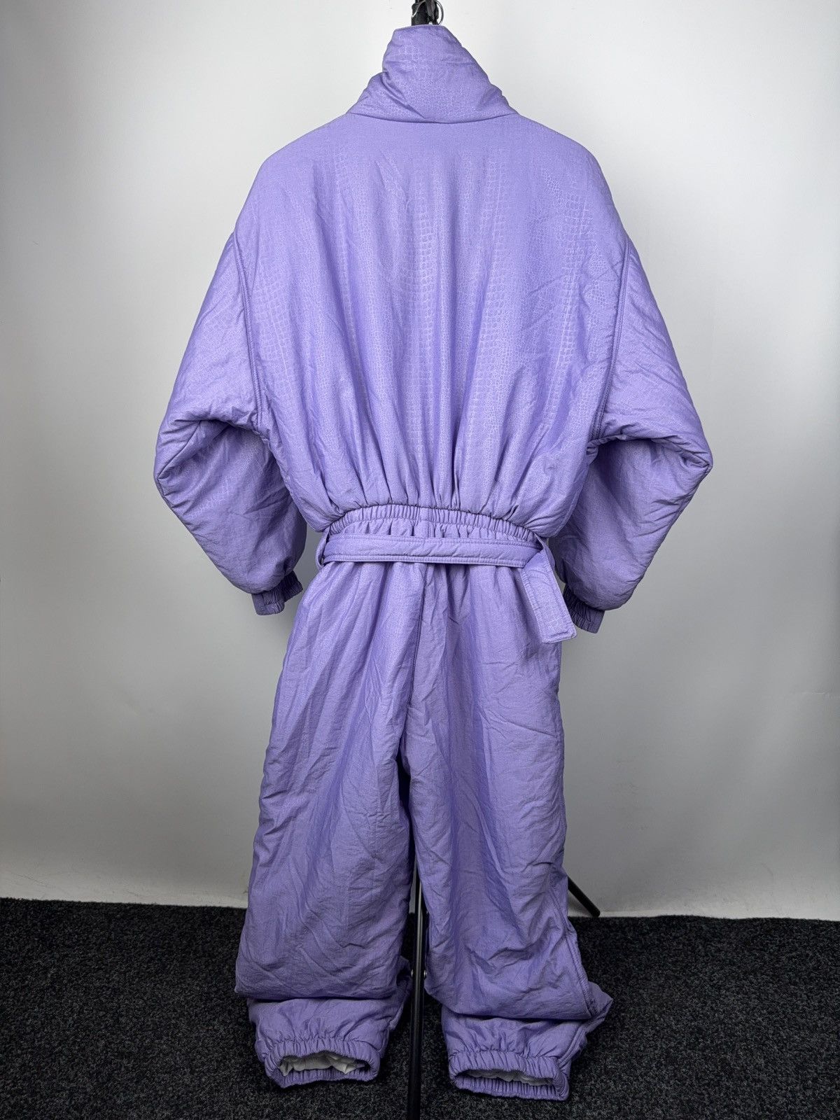 Vintage Retro 80s Rodeo Ski Suit Purple Puffer Snowsuit Size 42 Size US S / EU 44-46 / 1 - 8 Thumbnail