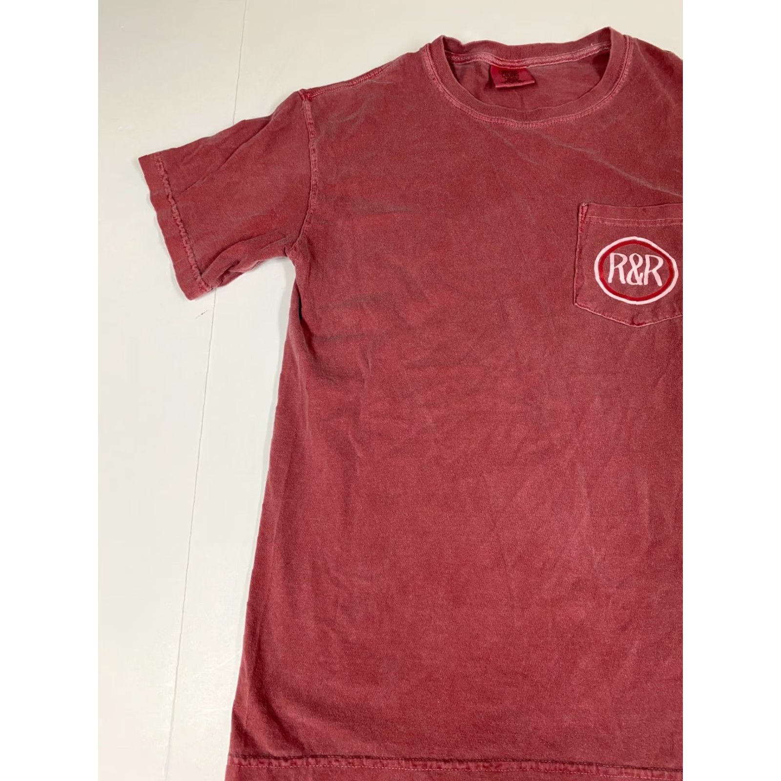 Comfort Colors Comfort Colors Mens Shirt Short Sleeve Crew Neck Red 90s Colorful Logo T-Shirt Small Cotton Breathing Breathable Regular Fit Mens Size US S / EU 44-46 / 1 - 3 Thumbnail