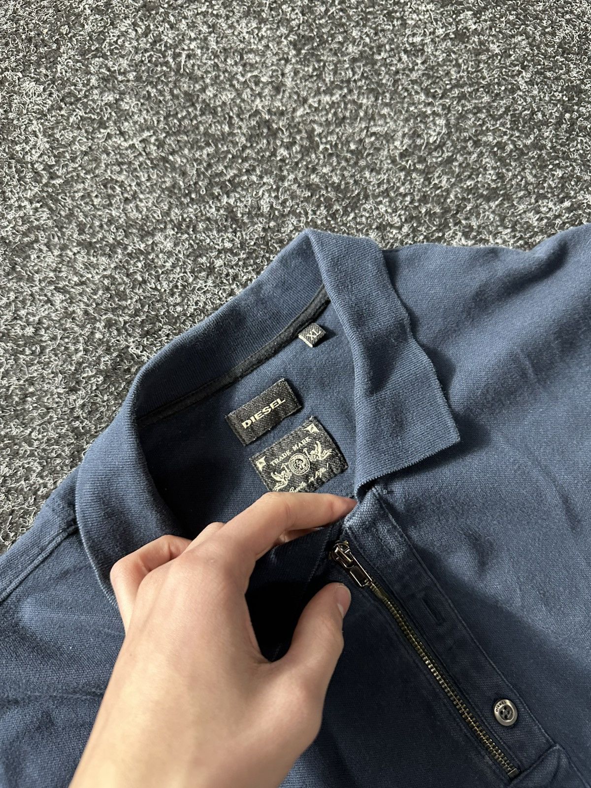 🚨VNTG Diesel Avant-garde POLO Shirt 90s very rare Streetwear
