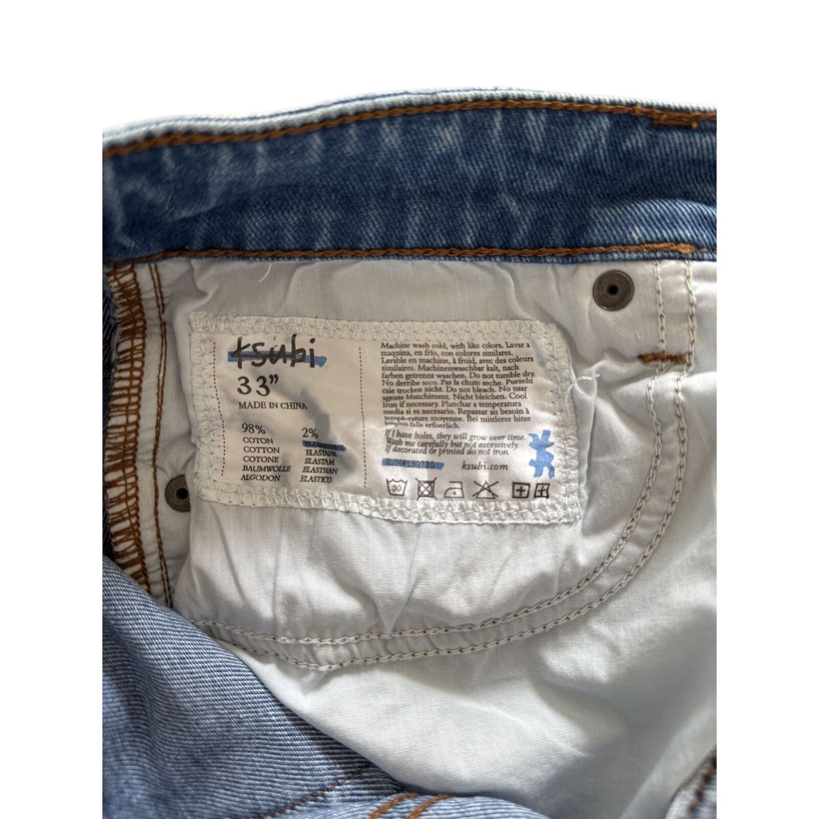 Ksubi Ksubi Van Winkle 1999 City High Jeans Size US 33 - 3 Thumbnail