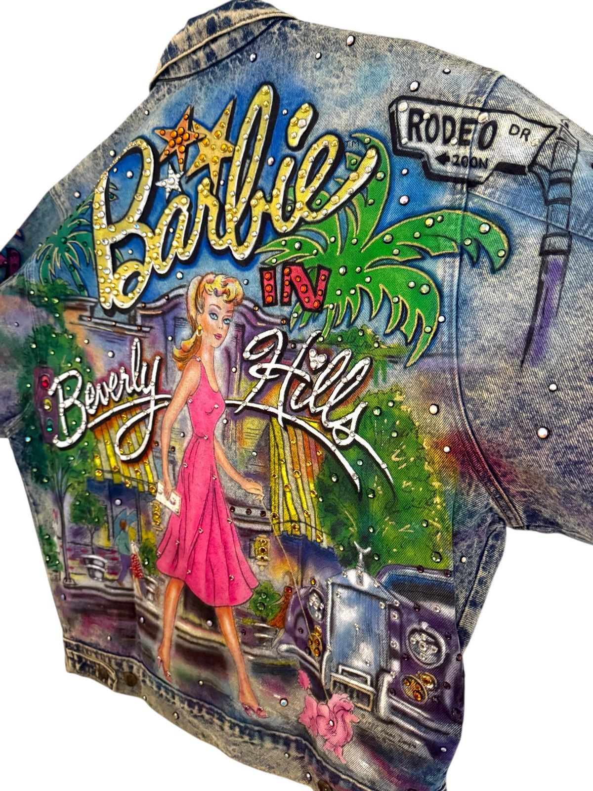 Designer 1987 Tony Alamo Barbie Shopping Beverly Hills Denim Jacket M Size M / US 6-8 / IT 42-44 - 3 Thumbnail