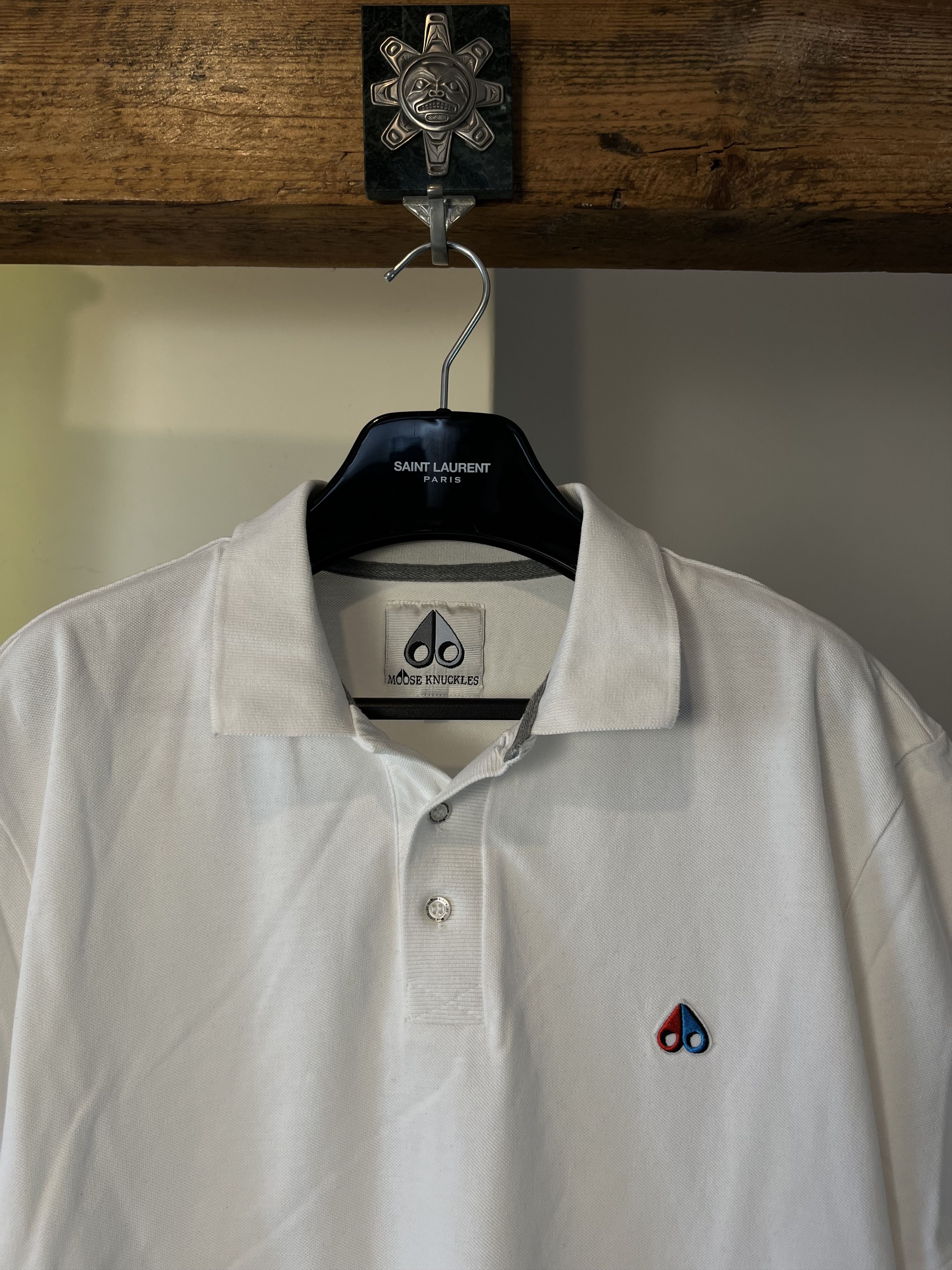Moose Knuckles Moose Knuckles Luxury Logo Polo Size US XL / EU 56 / 4 - 3 Thumbnail