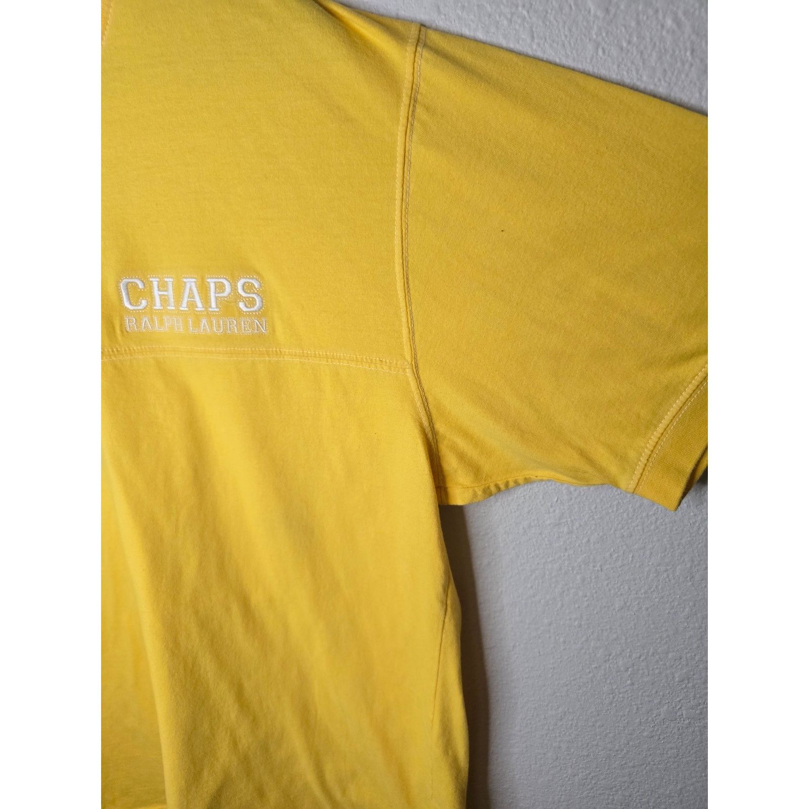 Other Vintage Chaps Ralph Lauren Shirt Mens XL Yellow Y2K Tee Size US XL / EU 56 / 4 - 5 Thumbnail