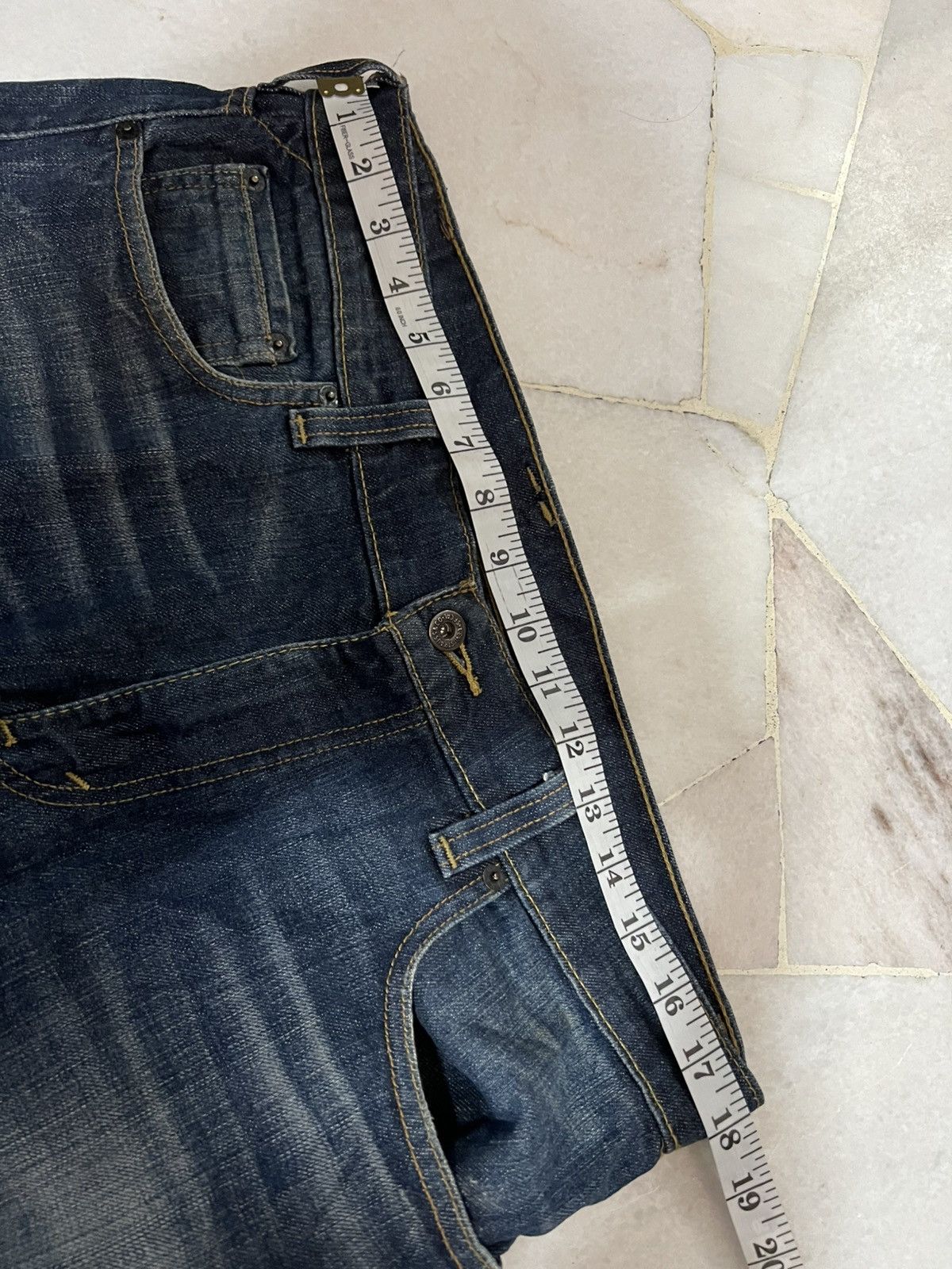 Japanese Brand × Levi's × Levi's Vintage Clothing 🌈VINTAGE LEVIS 597 DISTRESSED BOOTCUT JEAN Size US 35 - 8 Thumbnail