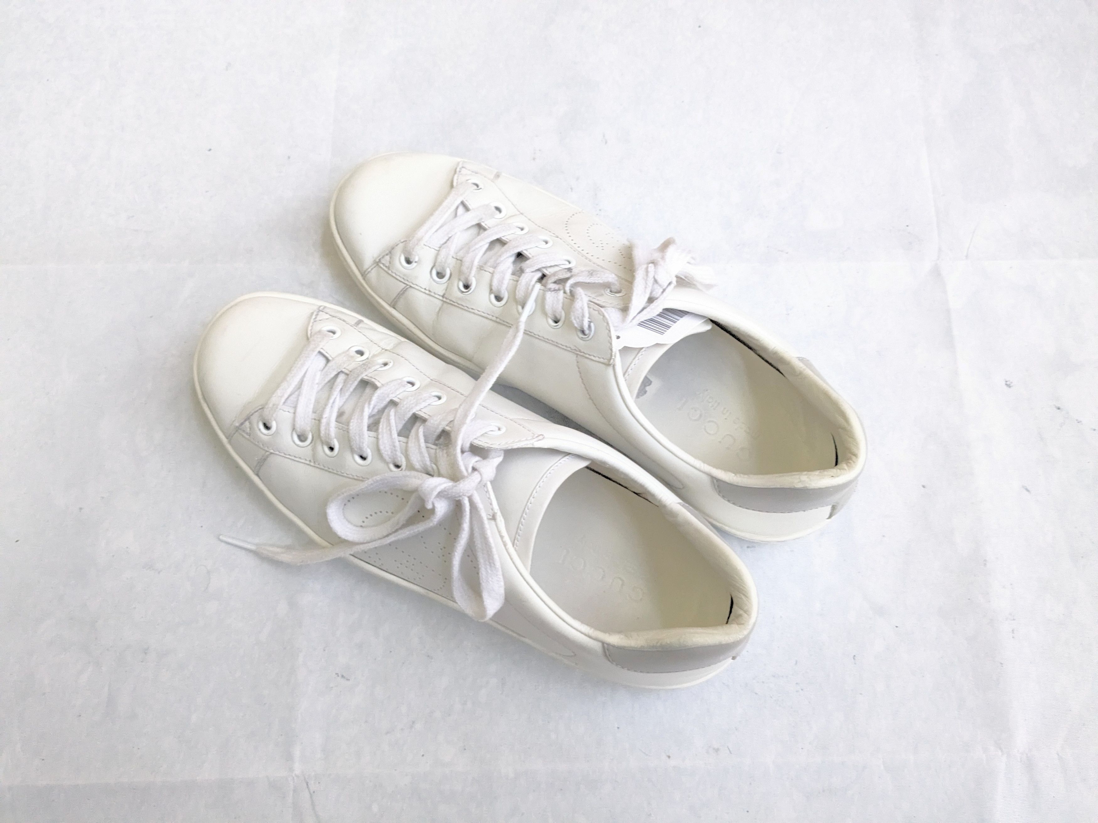 Gucci Gucci Ace Sneakers 8 White Low Tops Size US 8 / EU 41 - 10 Thumbnail