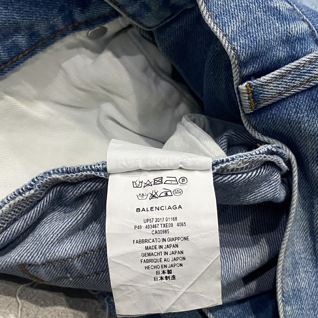 Balenciaga Balenciaga Distressed Denim Jeans Size 24" / US 00 / IT 34 - 3 Thumbnail