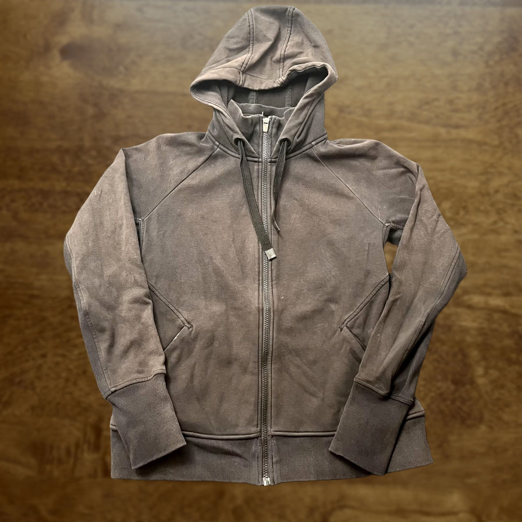 Athleta Athleta Hoodie Womens M Black Fleece Full Zip Solid Raglan Jacket Pockets Size M / US 6-8 / IT 42-44 - 1 Thumbnail