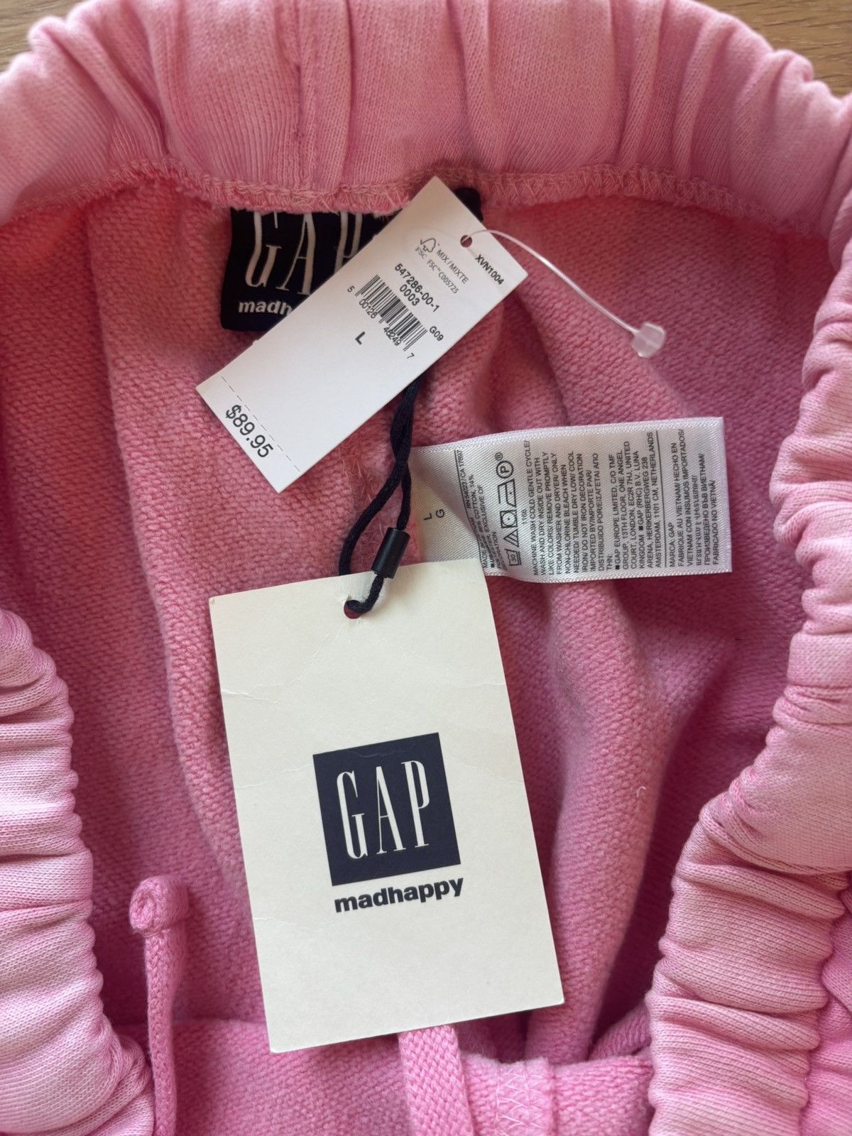 Gap × Madhappy Gap x MadHappy Pink Straight Leg Sweatpants Size Large Size 32" / US 10 / IT 46 - 7 Thumbnail