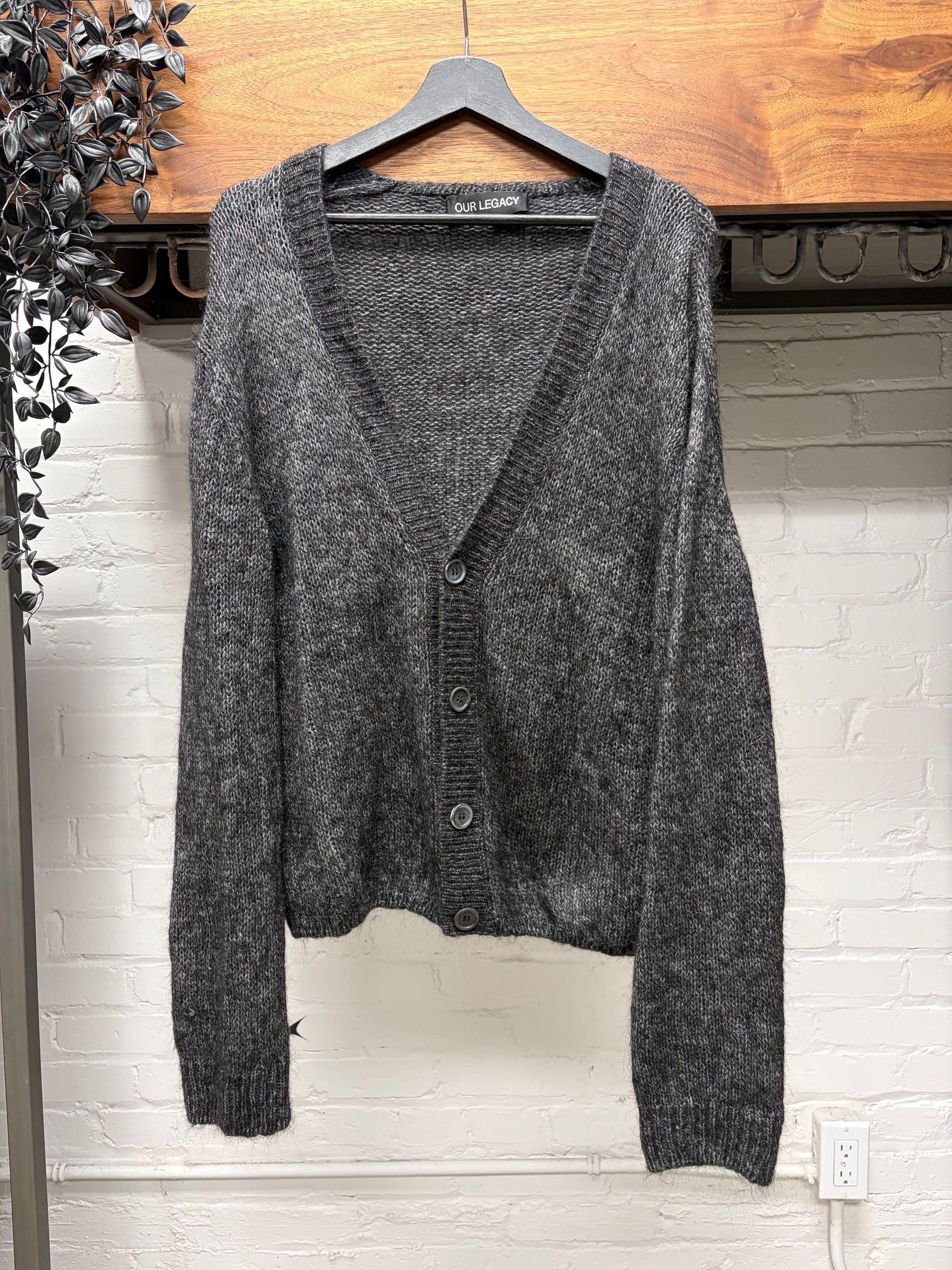 Our Legacy Black/Grey ‘Academy Cardigan’