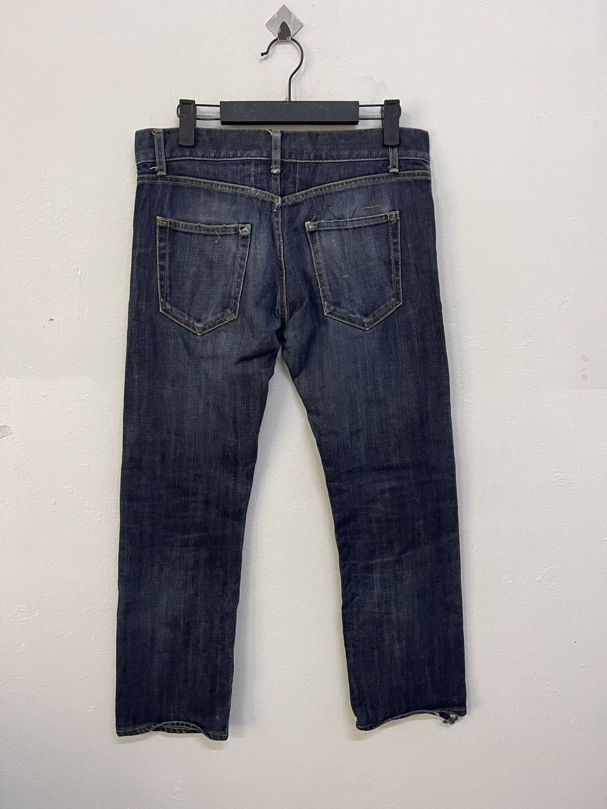 Saint Laurent Paris Saint Laurent D03 M/ST-LW indigo jeans Size US 30 / EU 46 - 2 Thumbnail