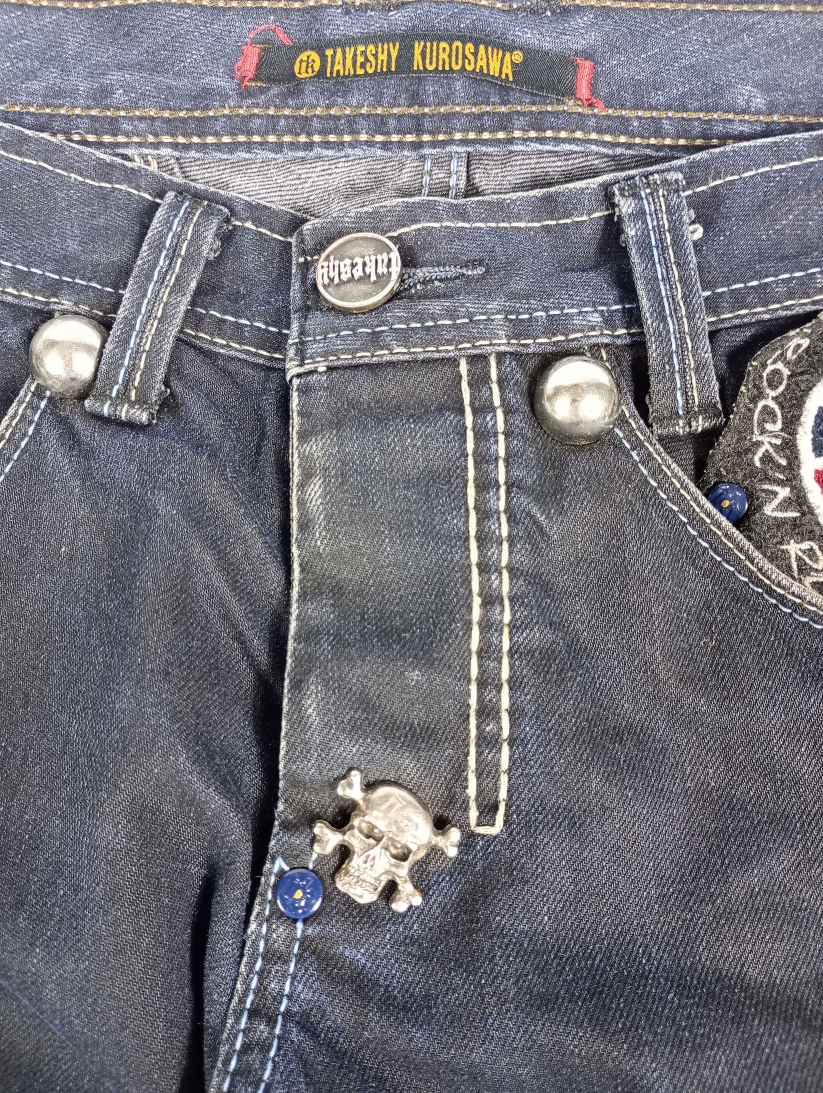 Japanese Brand × Takashi Murakami × Takeshy Kurosawa Takeshy Kurosawa Jeans Size US 34 / EU 50 - 4 Thumbnail
