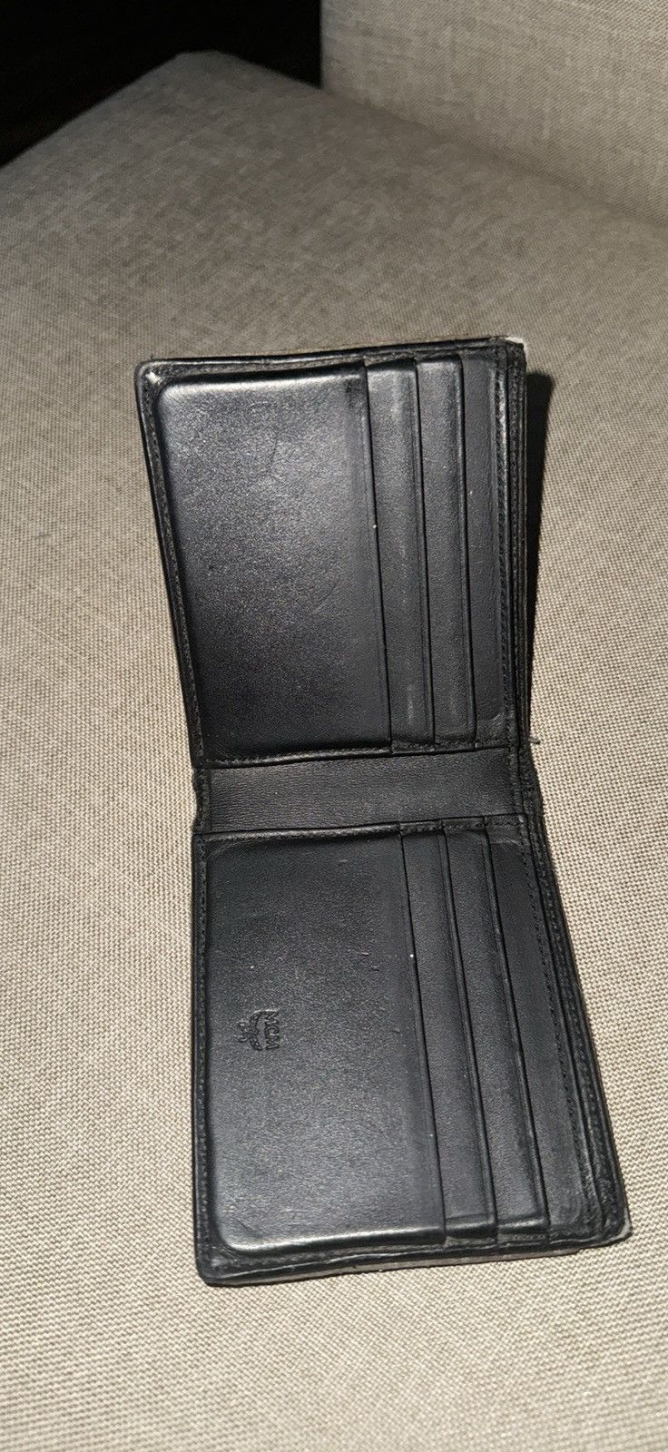 MCM Men’s MCM Bifold Wallet Black Visetos Size ONE SIZE - 3 Thumbnail