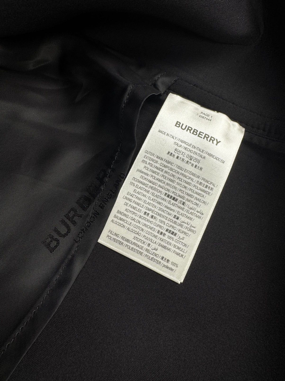 Burberry Shark fin neoprene car coat Size US M / EU 48-50 / 2 - 19 Thumbnail