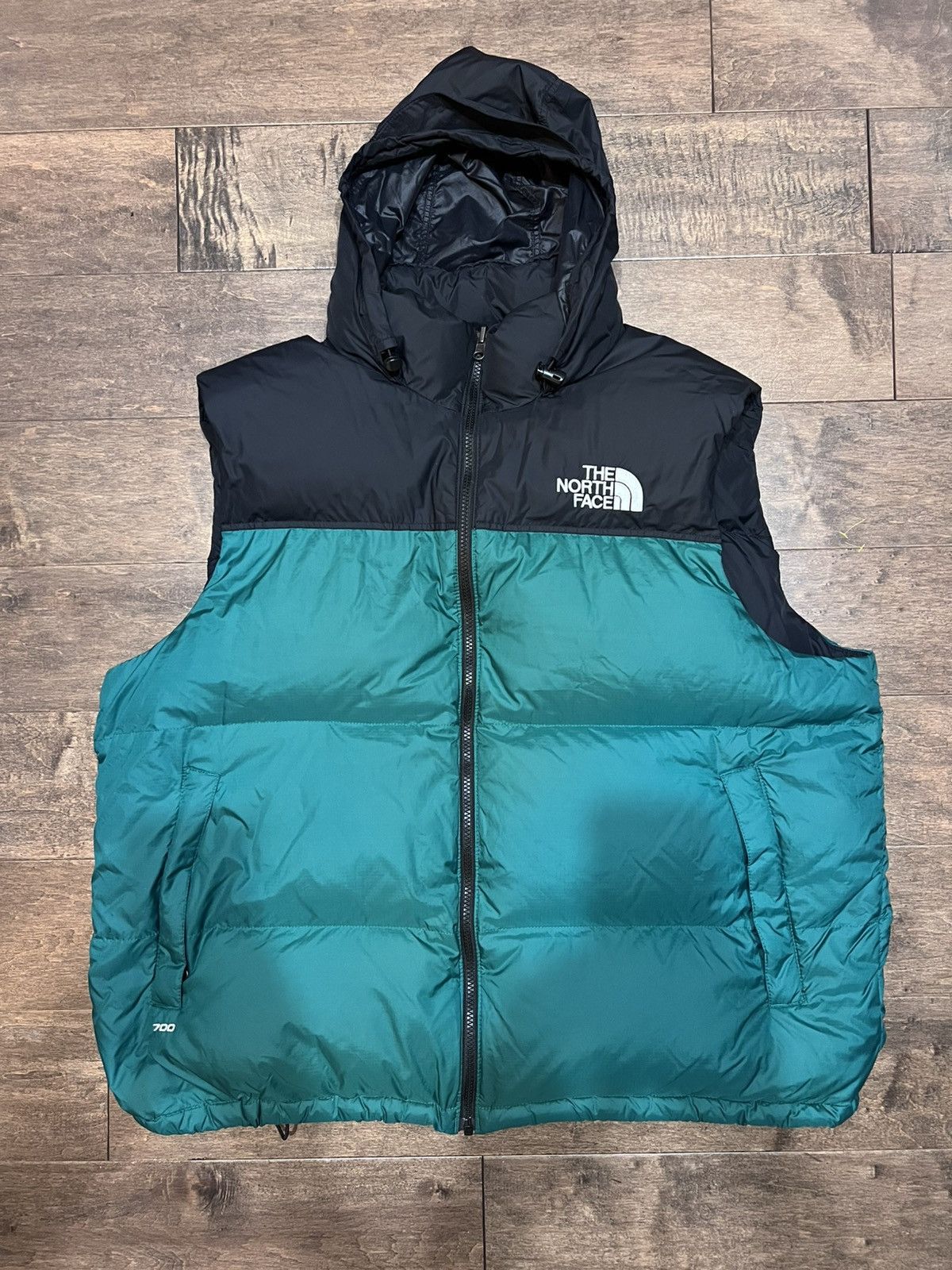 The North Face The North Face 700 Green Down Vest 1996 Nuptse Size US XXL / EU 58 / 5 - 3 Thumbnail