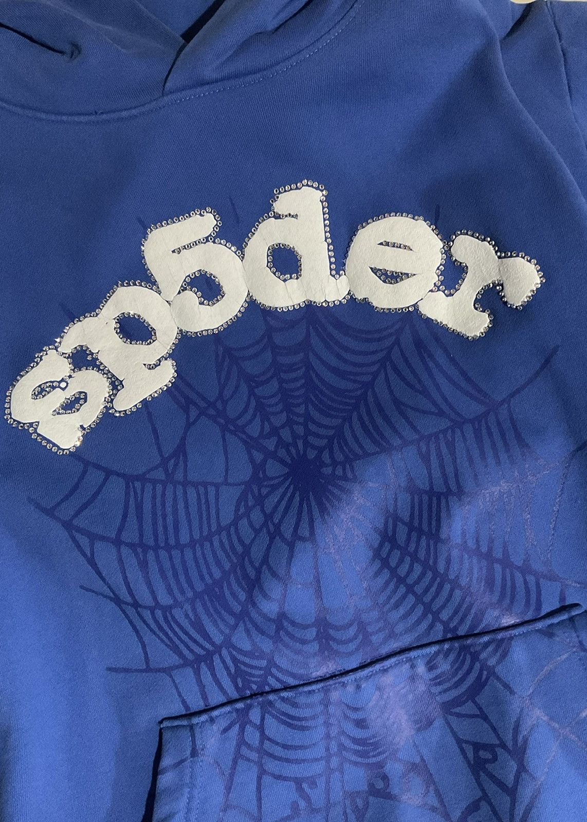 Sp5der Sp5der Rhinestone Hoodie + Sweats Size US M / EU 48-50 / 2 - 2 Thumbnail