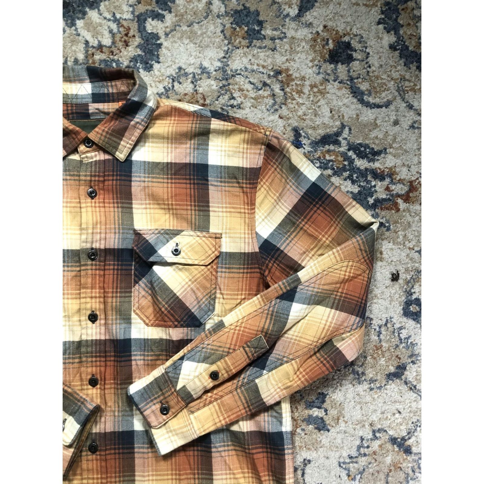 Vintage Howler Bros Shirt Mens Medium Brown Plaid Western Button Up Long Sleeve Harker Size US M / EU 48-50 / 2 - 4 Thumbnail