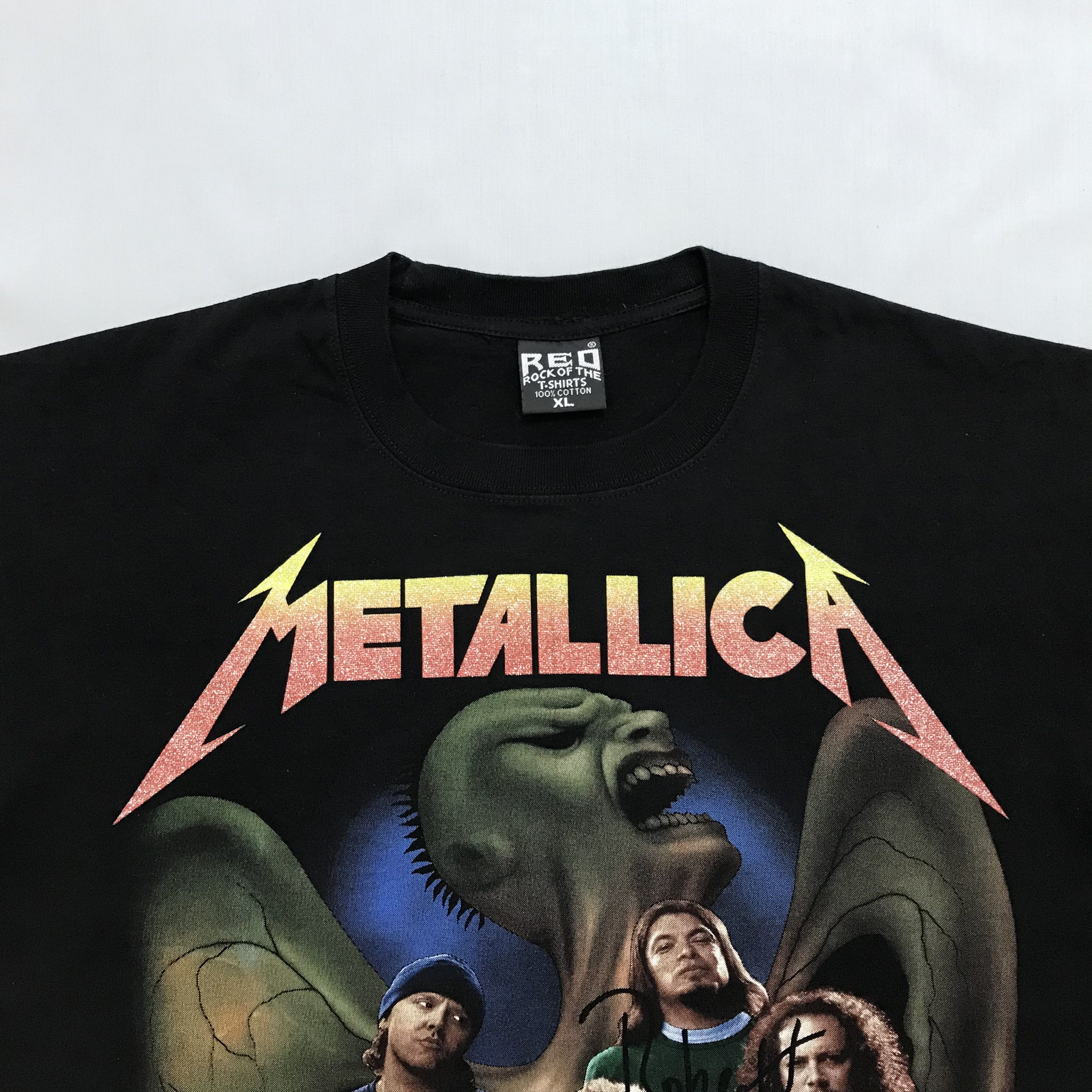 Metallica METALLICA Vintage T-Shirt Tee 90s Metal's King Very Rare Y2K Size US XL / EU 56 / 4 - 3 Thumbnail