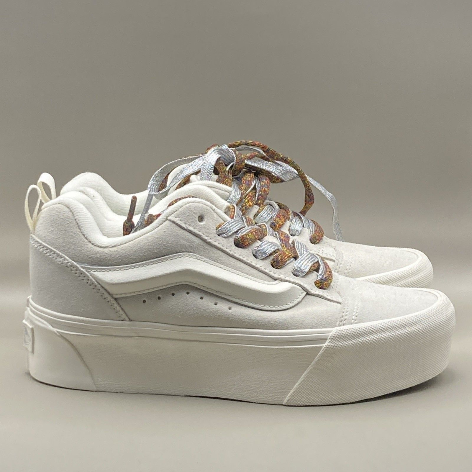 Vans Vans Knu Skool Stack Platform Beige Skate Shoes W8 M6.5 Size US 6.5 / EU 39-40 - 3 Thumbnail