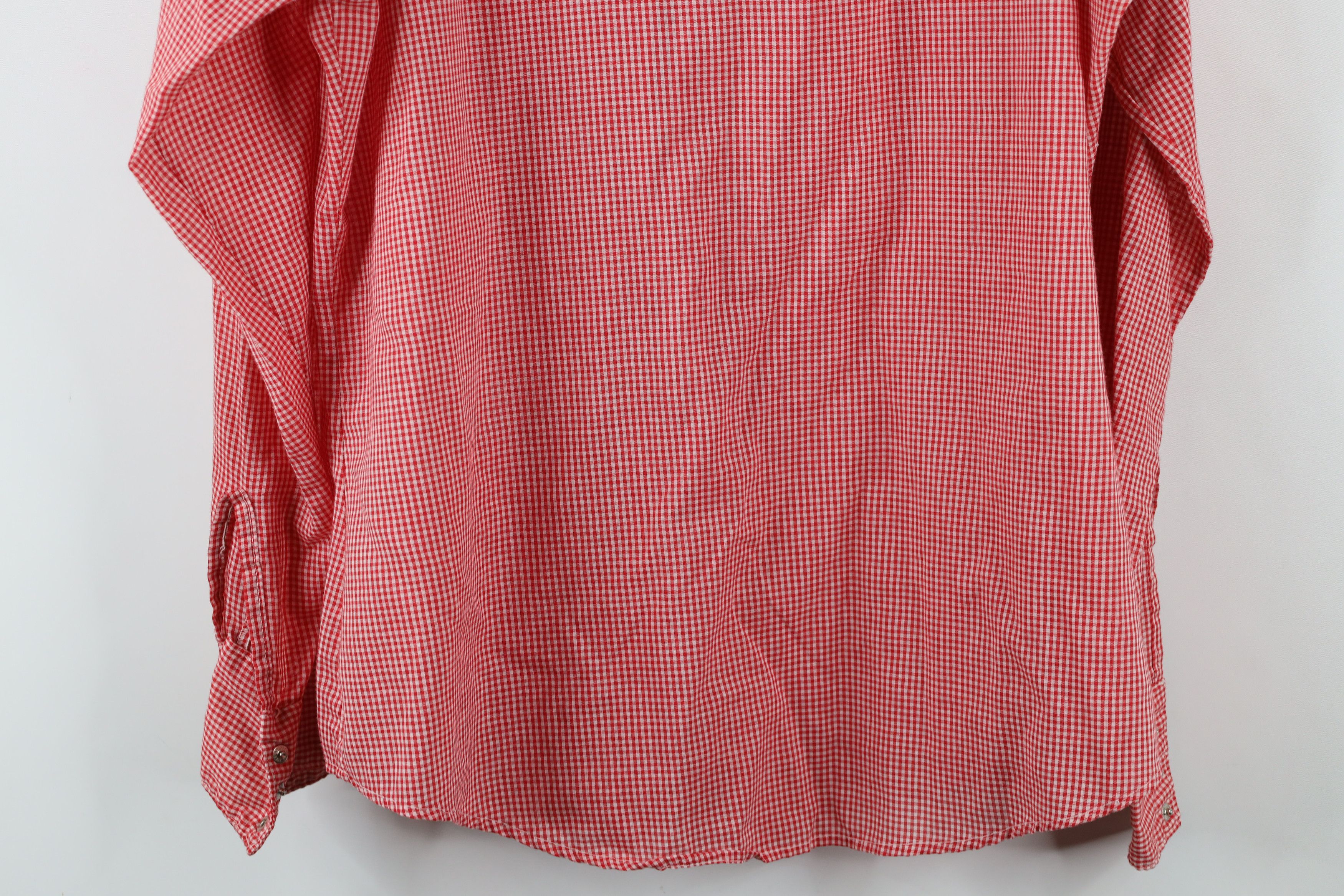 Vintage Vintage 50s Rockabilly Snap Button Shirt Gingham Plaid USA Size US L / EU 52-54 / 3 - 11 Thumbnail