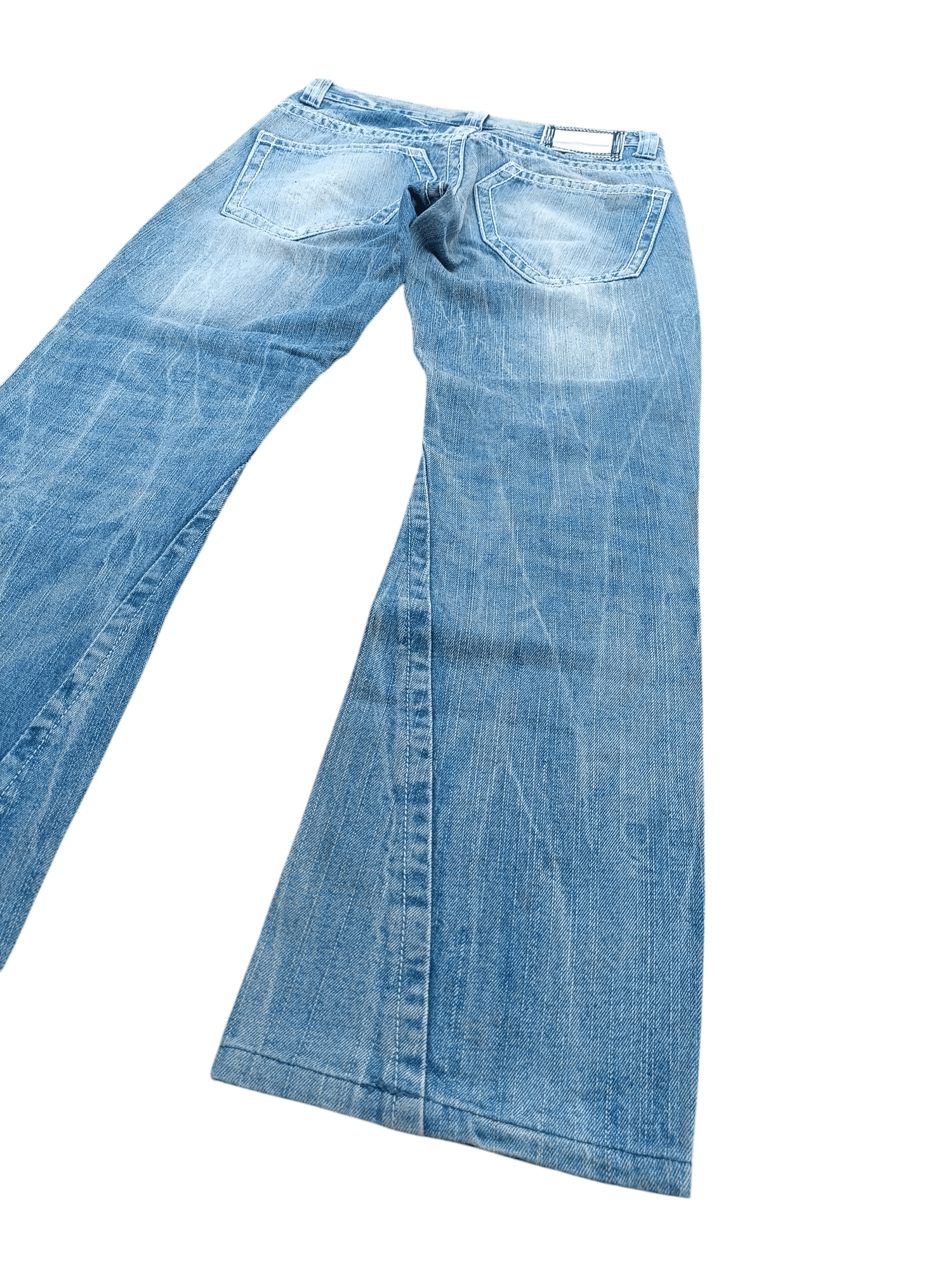 Japanese Brand FLARED Sorridere Rusty Mudwash Distressed Denim Mudmax Size US 31 - 9 Thumbnail
