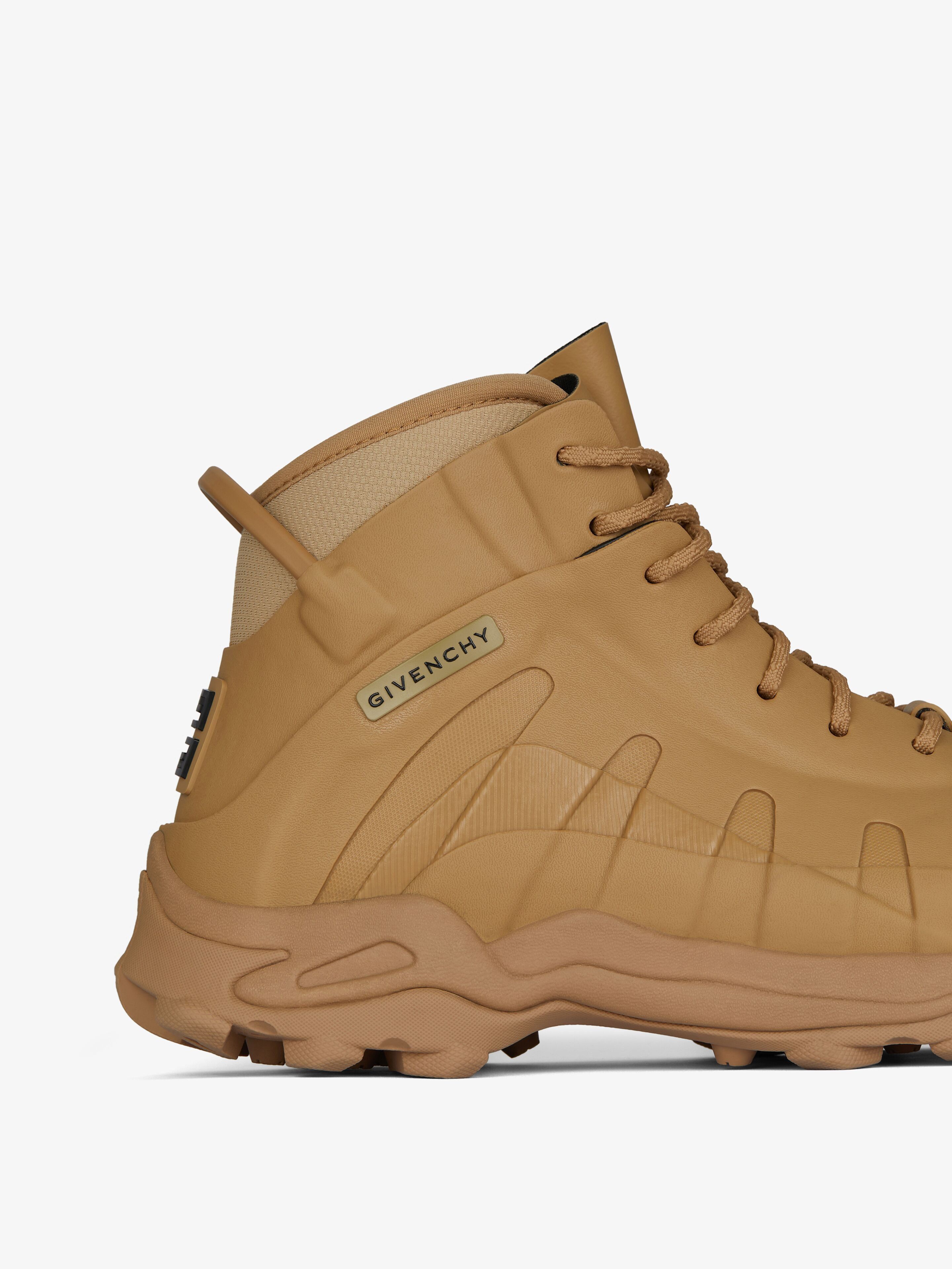 Givenchy o1lv12m1025 Bogs Hight Lace Up Boots in Beige Size US 12 / EU 45 - 4 Thumbnail