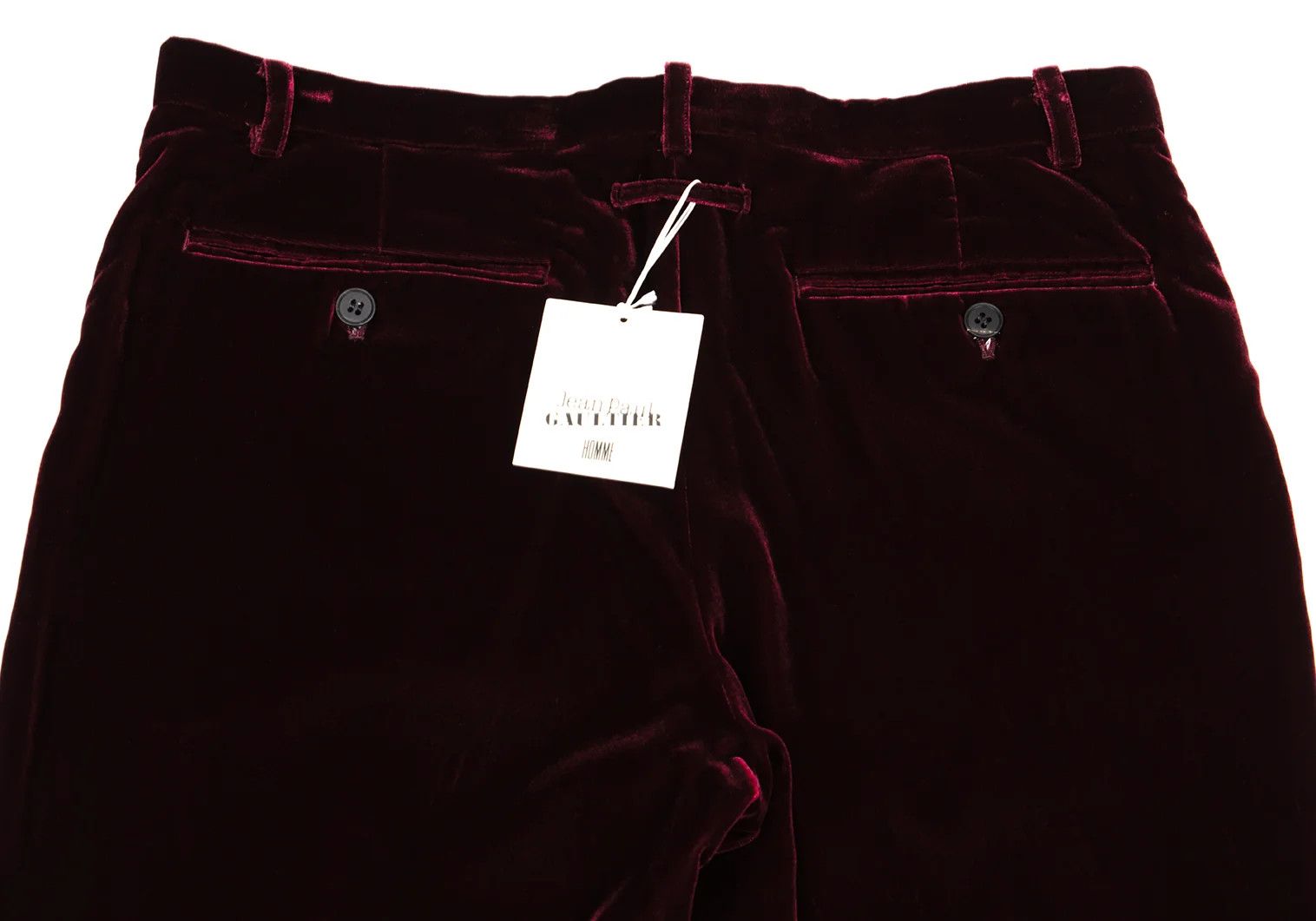 Jean Paul Gaultier Velvet Set-Up in Bordeaux Size 48 Size US M / EU 48-50 / 2 - 15 Thumbnail