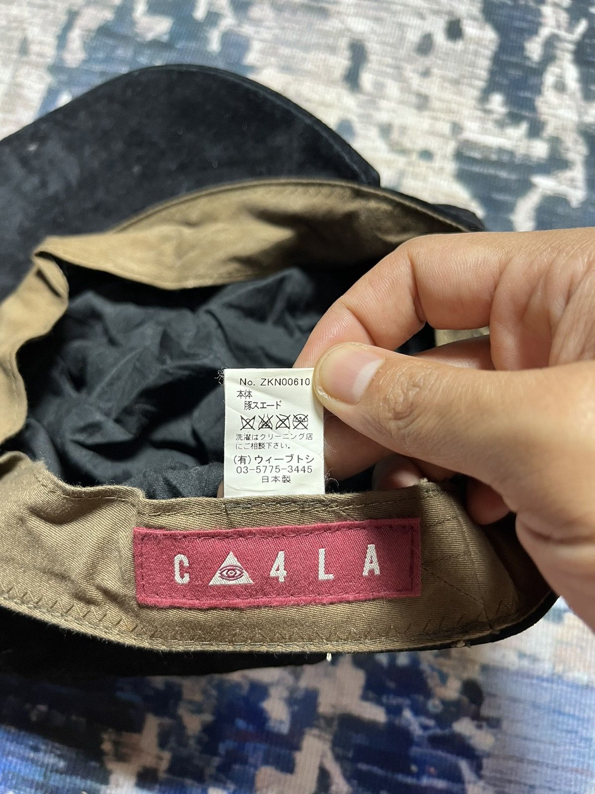 CA4LA × Japanese Brand × Vintage 🔥Vintage Ca4la Leather Hats Full Cap Japan 🇯🇵 Size ONE SIZE - 9 Thumbnail
