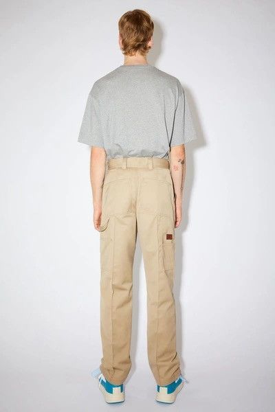 Acne Studios Acne studios - Beige Twill Workwear Trousers Size US 31 - 9 Thumbnail
