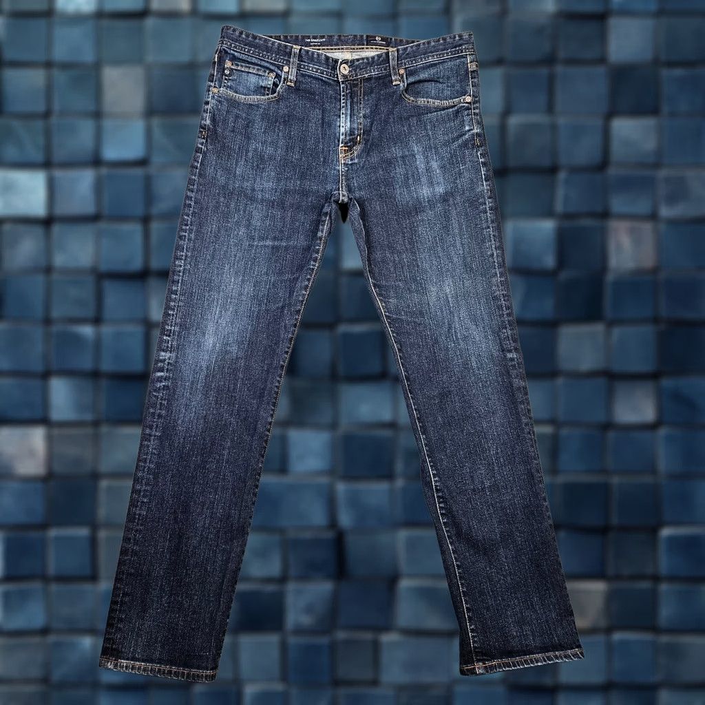 Vintage AG The Graduate Tailored Leg Jeans Men Dark Wash 36x31 Denim 5-Pocket AG Adriano Goldschmied Regular Fit Button Closure Blue Casual Shirt? Size US 36 / EU 52 - 1 Thumbnail