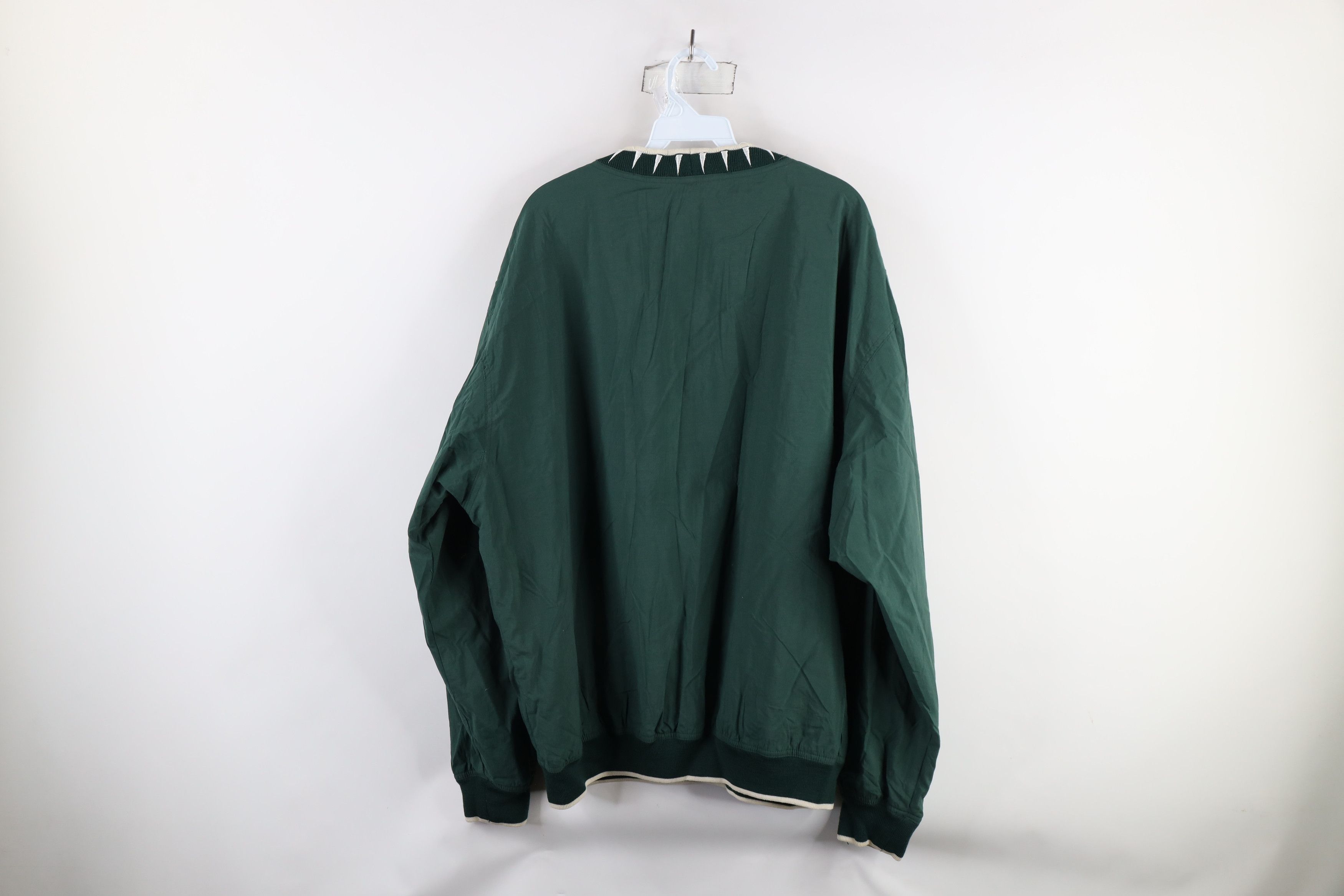 Vintage Vintage 90s Greg Norman Spell Out Golfing Windbreaker Jacket Size US XL / EU 56 / 4 - 11 Thumbnail