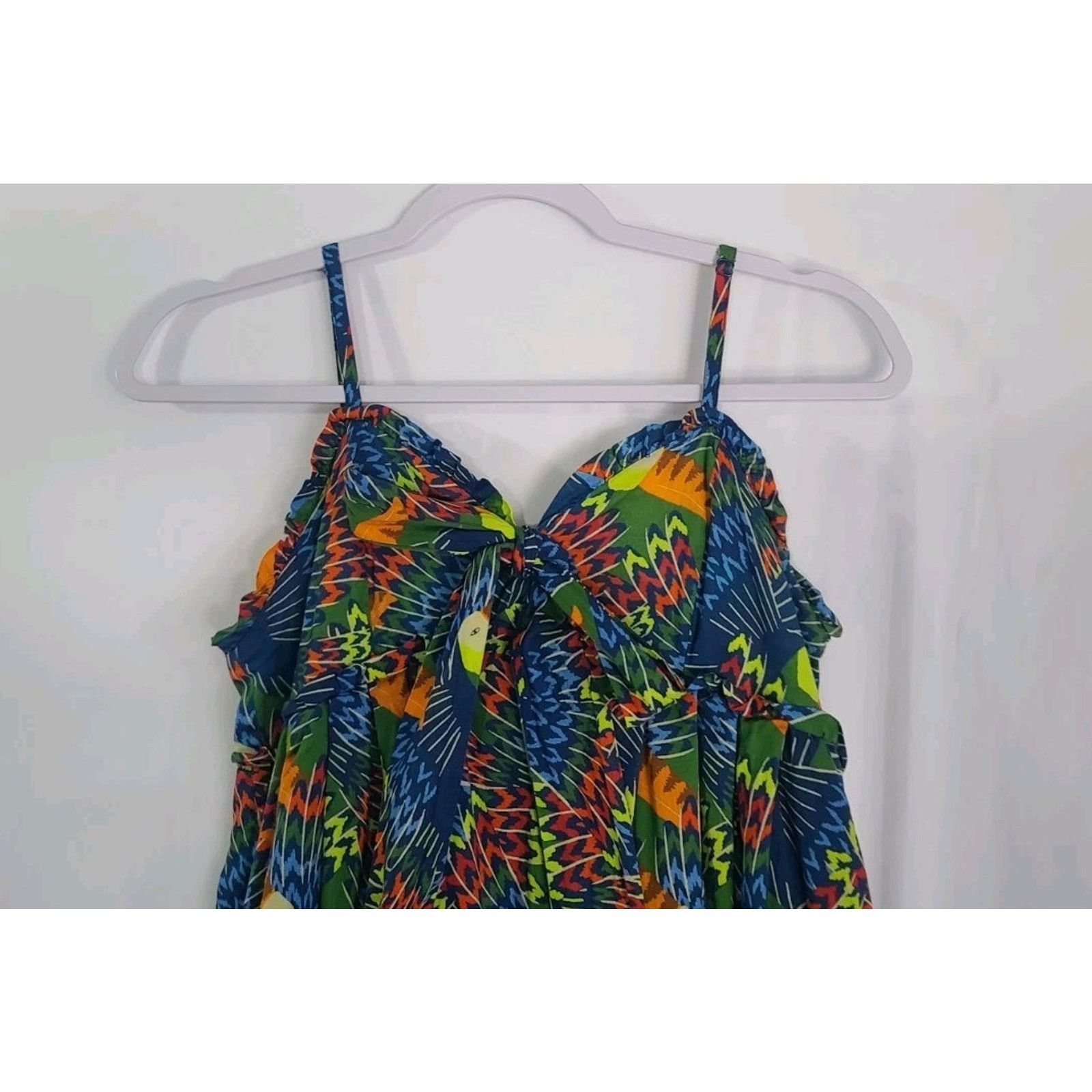 Farm Rio Farm Rio For Anthropologie Multicolor Maxi Dress XXS Size XXS / US 00 / IT 34 - 5 Thumbnail